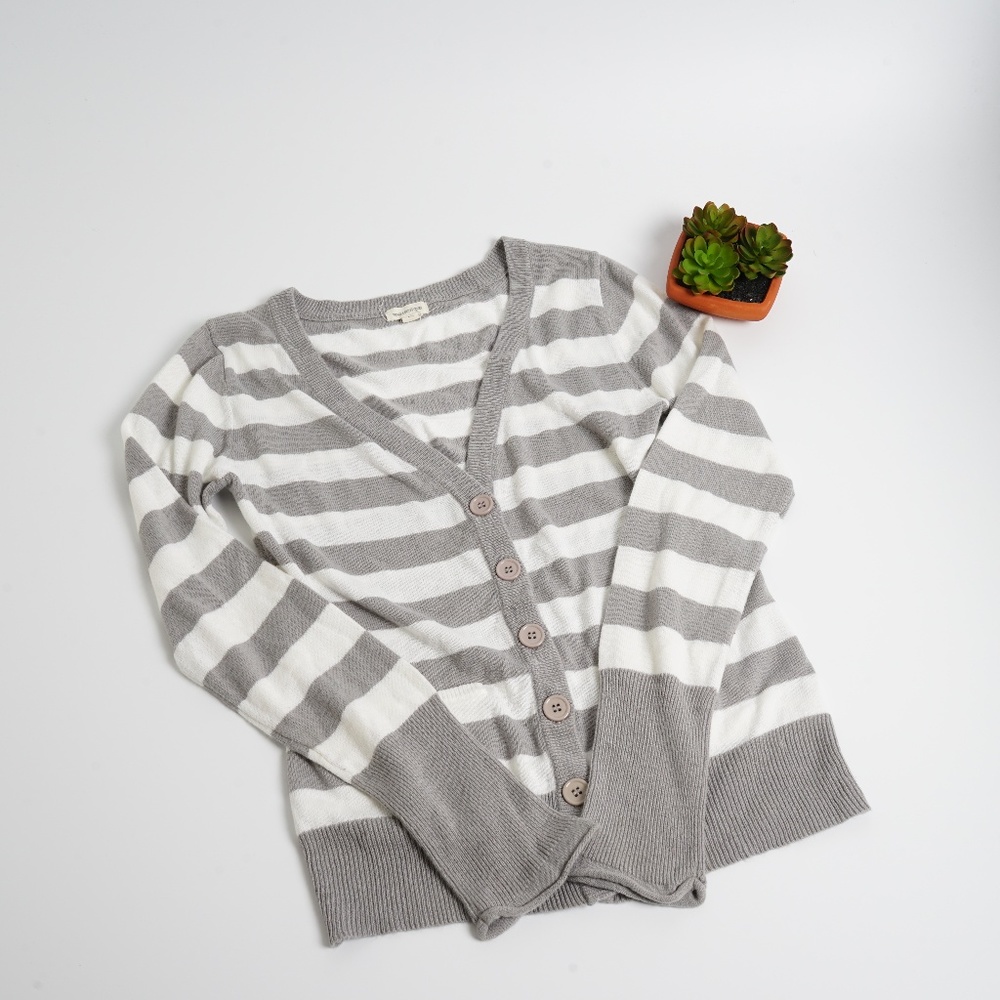 5/$25 - Striped Cardigan Sweater